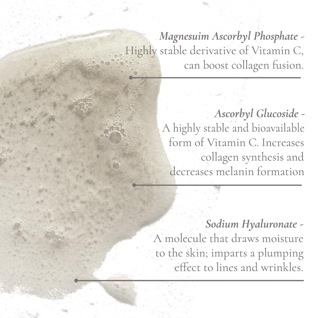 Glowbiotics Advanced Vitamin C Brightening Serum with Probiotics & Hyaluronic Acid – Collagen Boost, Reduces Wrinkles & Dark Spots, Evens Tone – Airless Pump