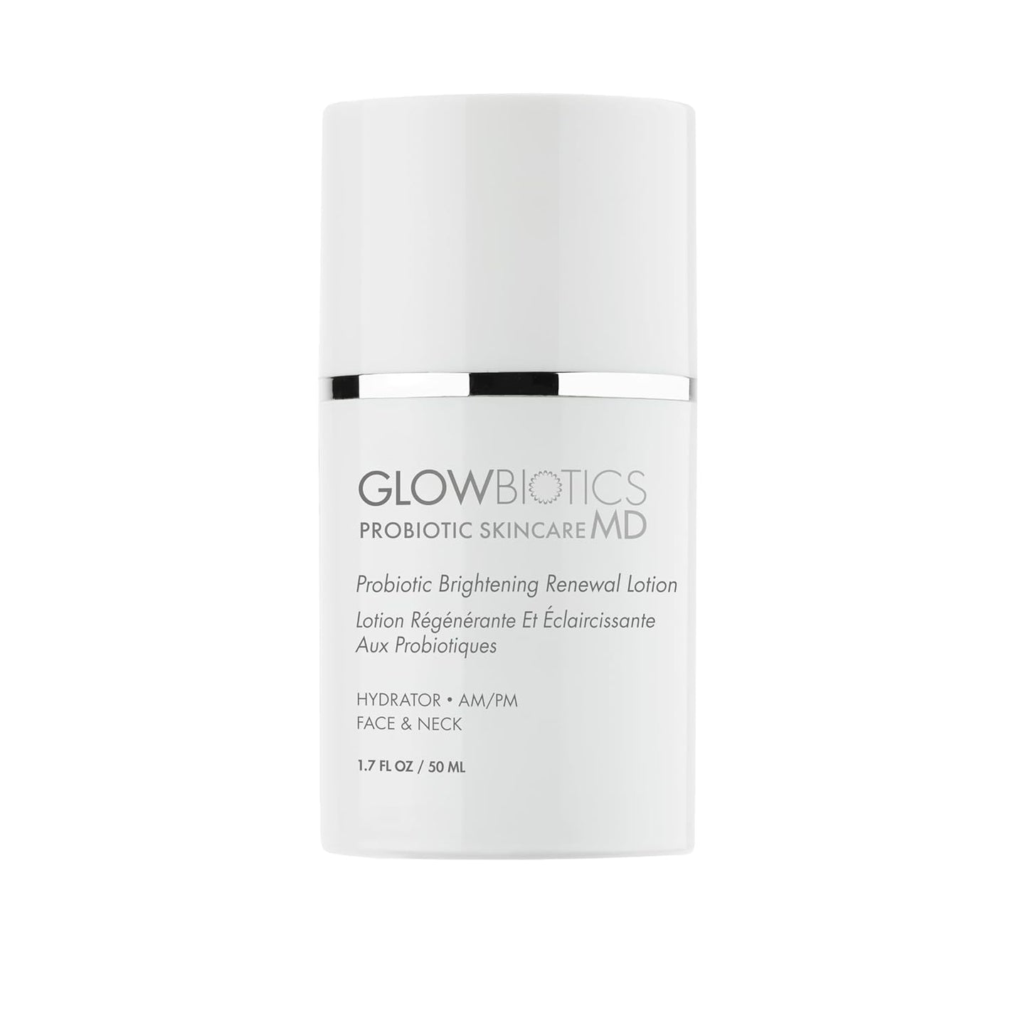 Glowbiotics Probiotic Brightening Renewal Lotion: Lightweight Daily Moisturizer for Hydration & Even Skin Tone | Anti-Aging with Hyaluronic Acid & Green Tea