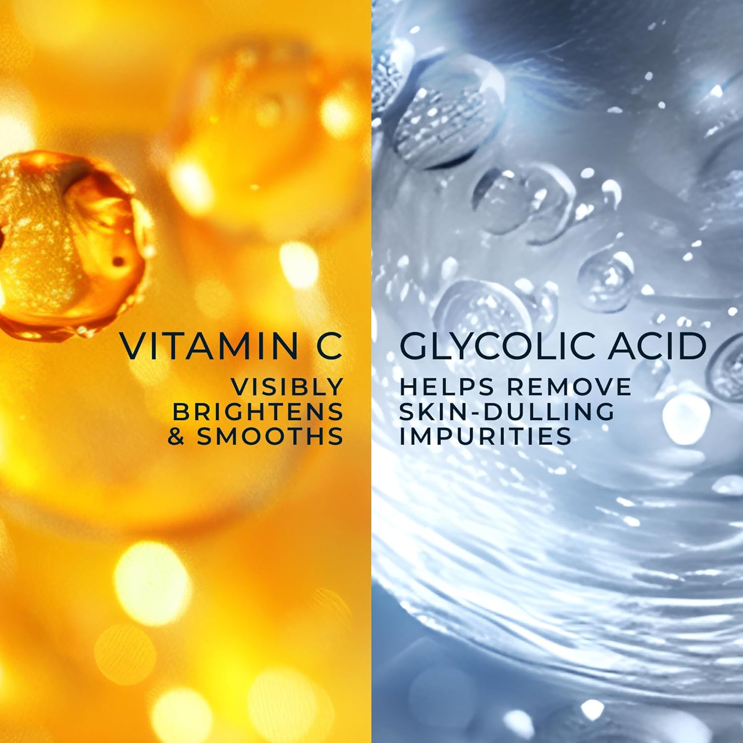 RoC Multi Correxion Revive + Glow Gel Vitamin C Cleanser, Face Wash, Facial Cleanser with Glycolic Acid, Paraben-Free, Sulfate-Free Skin Care - 6 Ounces