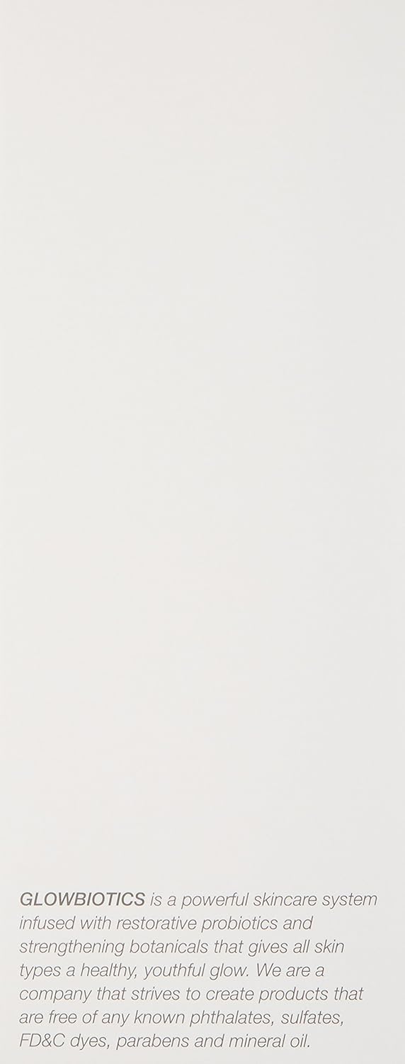 Glowbiotics Probiotic Revitalizing Cleanser: Gentle Hydrating Face Wash for Sensitive Skin | Removes Dirt, Oil & Makeup, Soothes Redness, with Peptides & Aloe Vera