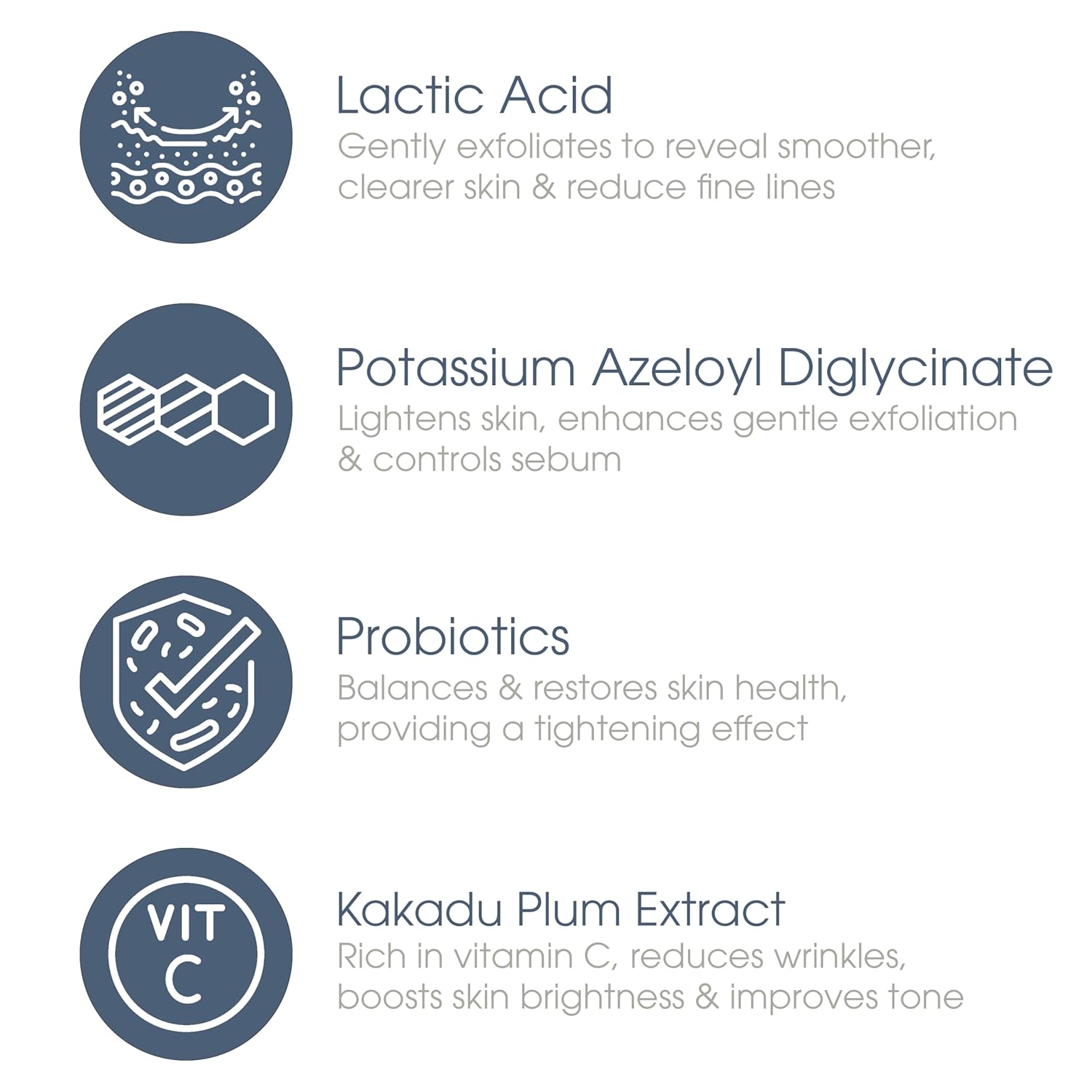 Glowbiotics Probiotic Instant Facial Resurfacing Pads: Exfoliates, Hydrates, Reduces Fine Lines & Pores | With Vitamin C & 5% Lactic Acid