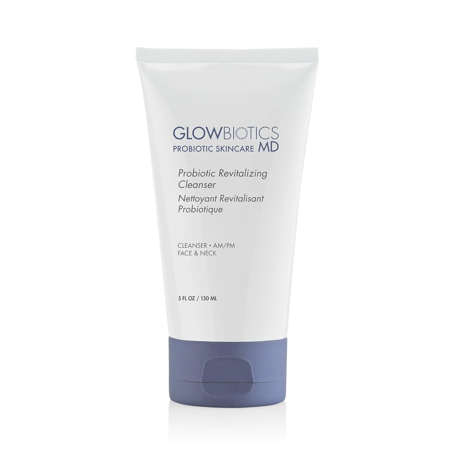 Glowbiotics Probiotic Revitalizing Cleanser: Gentle Hydrating Face Wash for Sensitive Skin | Removes Dirt, Oil & Makeup, Soothes Redness, with Peptides & Aloe Vera