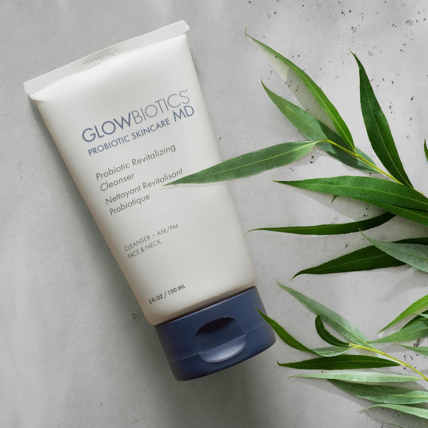 Glowbiotics Probiotic Revitalizing Cleanser: Gentle Hydrating Face Wash for Sensitive Skin | Removes Dirt, Oil & Makeup, Soothes Redness, with Peptides & Aloe Vera
